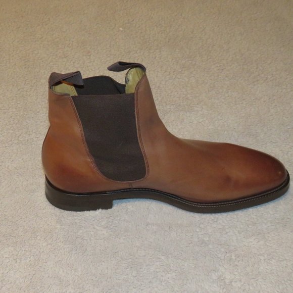 Edward Green Newmarket Brown Leather Chelsea Boots 10.5E NWB main image 6